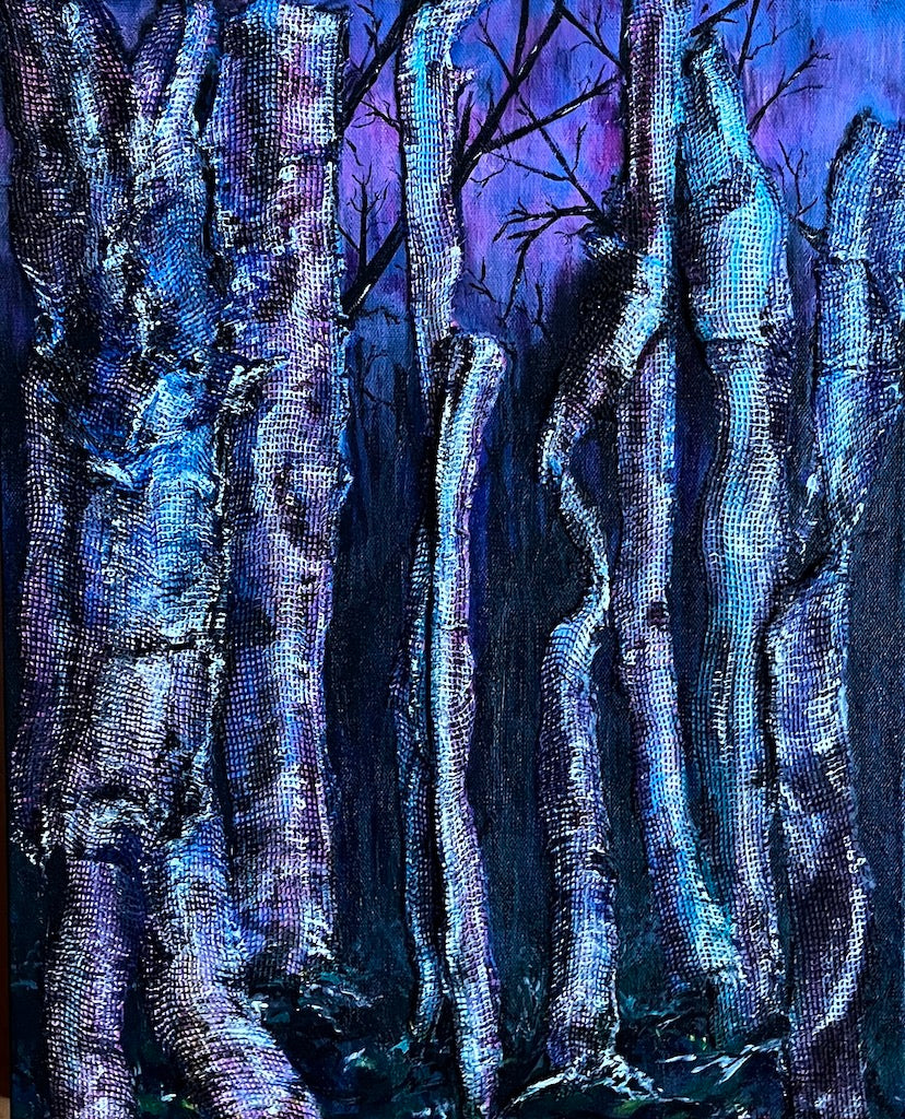 Northern Lights (Mixed Media Acrylic)