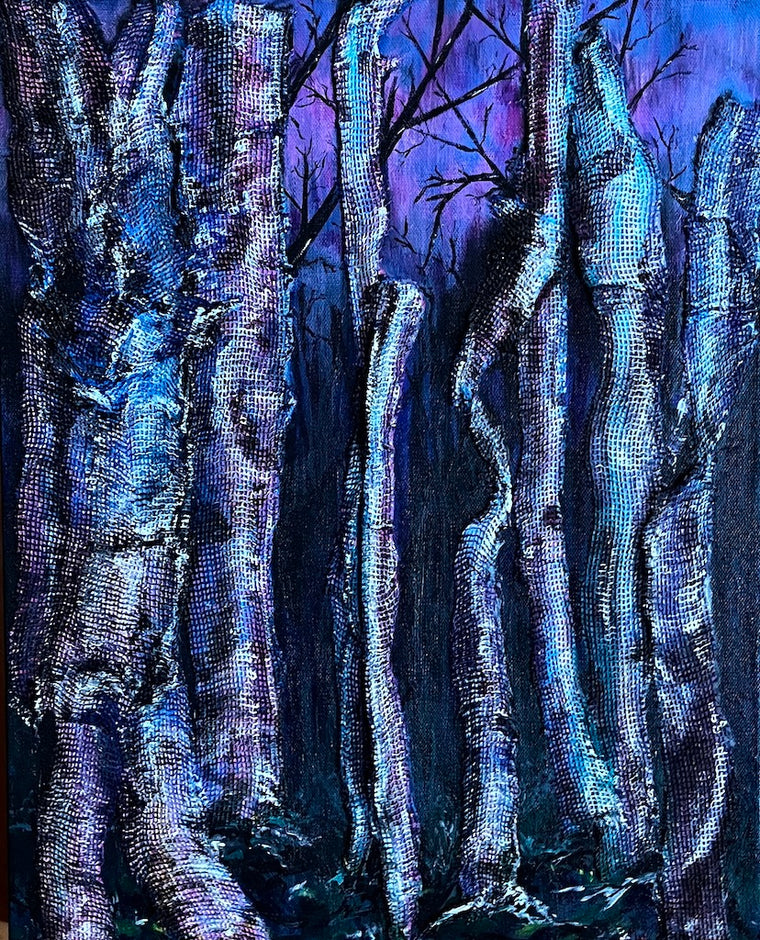 Northern Lights (Mixed Media Acrylic)