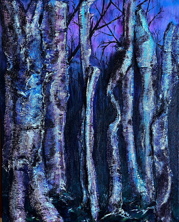 Northern Lights (Mixed Media Acrylic)